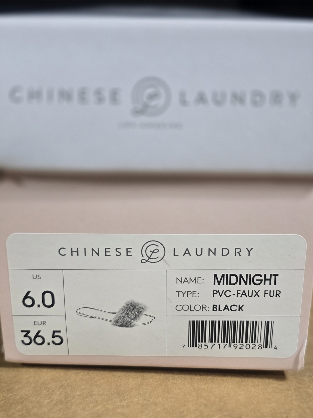 Chinese Laundry Midnight Faux Fur Slide - Black